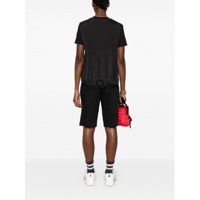 Moncler Pleated T-shirt Black MCS29406