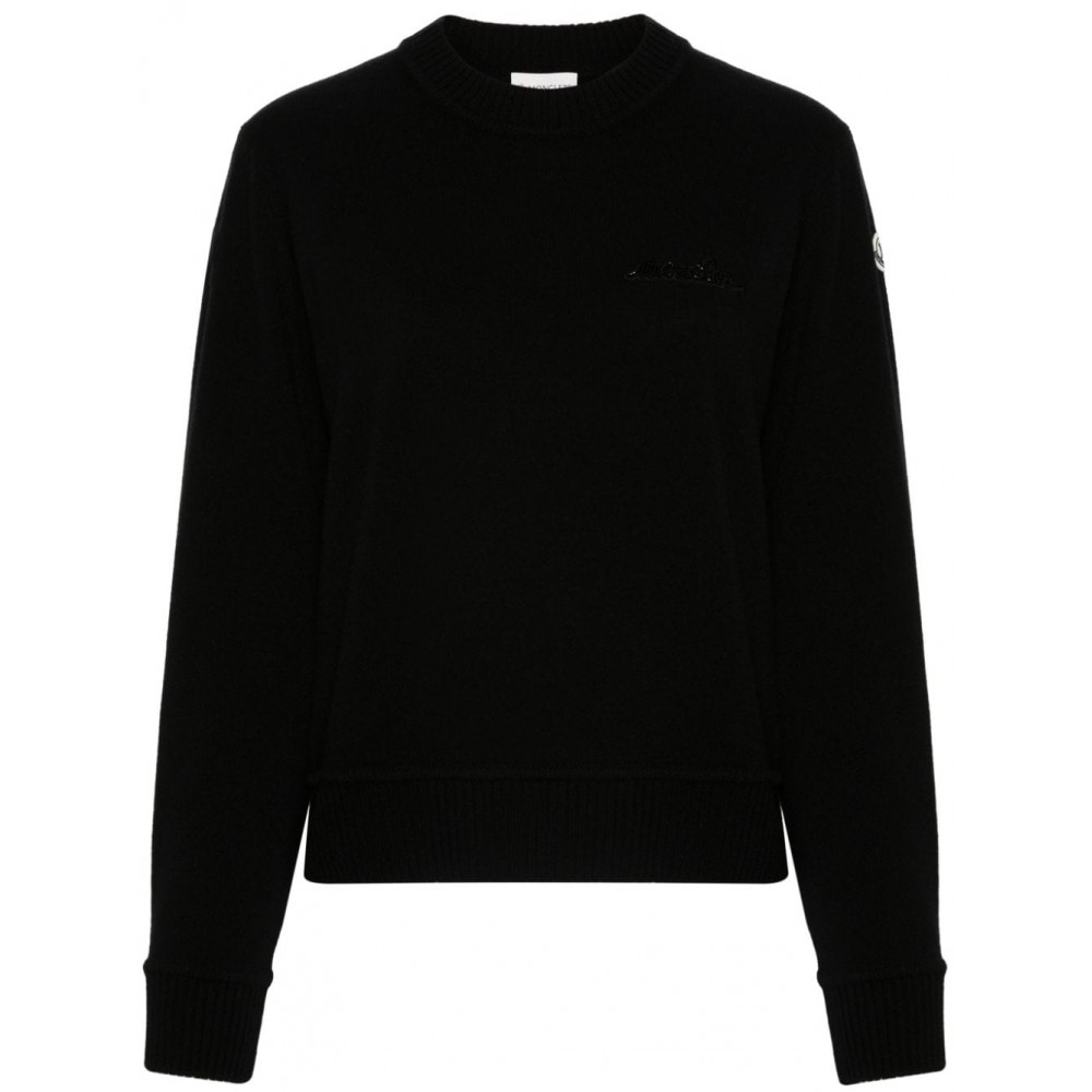 Moncler bead-logo Sweater Black MCS28184