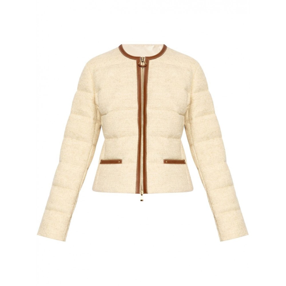 Moncler Panelled Padded Jacket Neutrals MCS29372