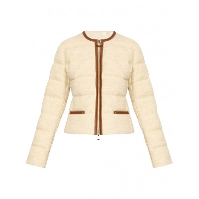 Moncler Panelled Padded Jacket Neutrals MCS29372