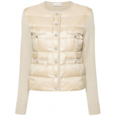 Moncler logo-patch Jacket Neutrals MCS28982