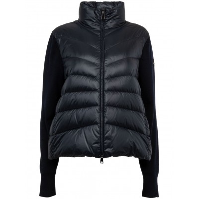 Moncler Panelled zip-up Padded Jacket Blue MCS29380