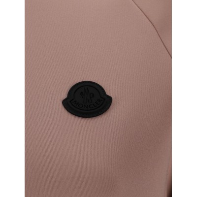 Moncler logo-print Zip Top Pink MCS29170