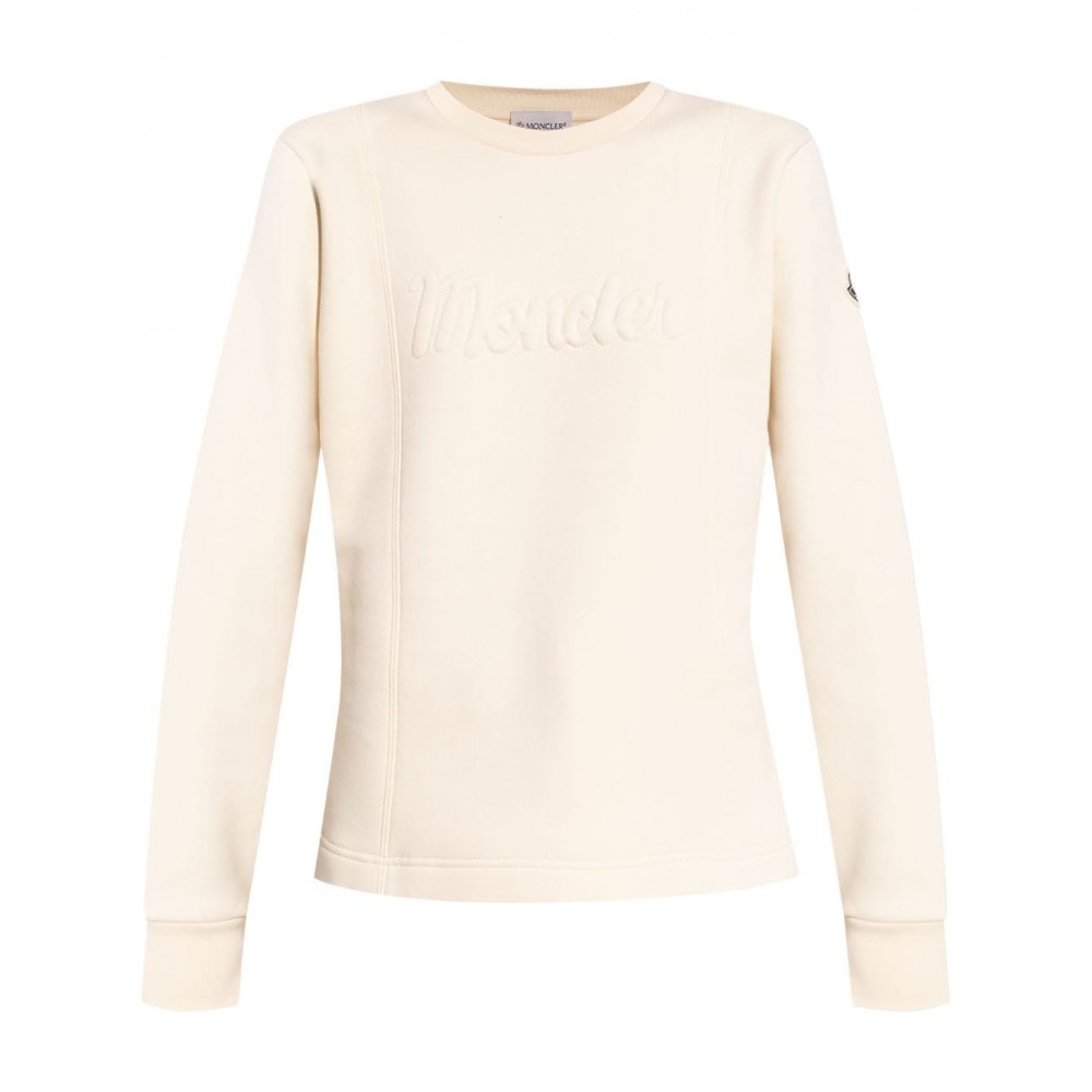 Moncler logo-patch Sweatshirt Neutrals MCS29060