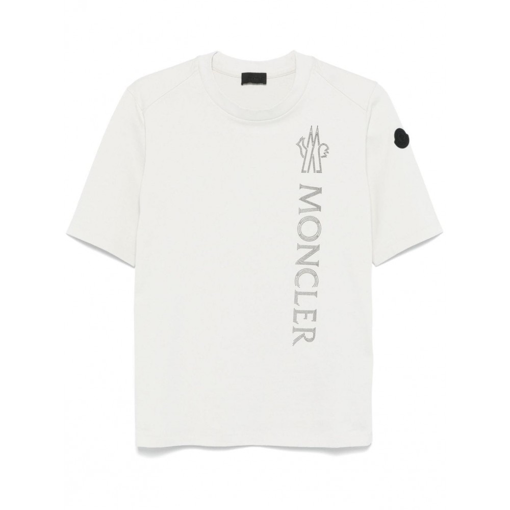 Moncler logo-applique T-shirt White MCS28844