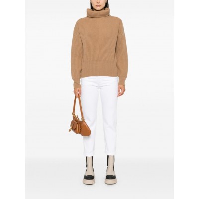 Moncler logo-patch Sweater Neutrals MCS29056