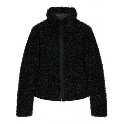 Moncler Faux Shearling Jacket Black MCS28467