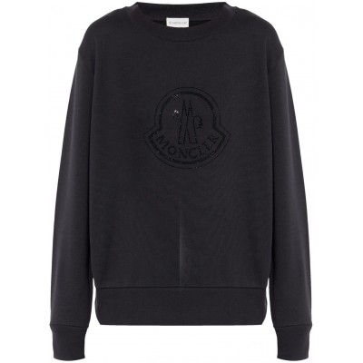 Moncler crystal-embellished Sweatshirt Black MCS28363