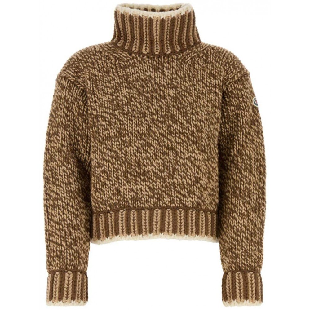 Moncler melange-effect Sweater Brown MCS29233