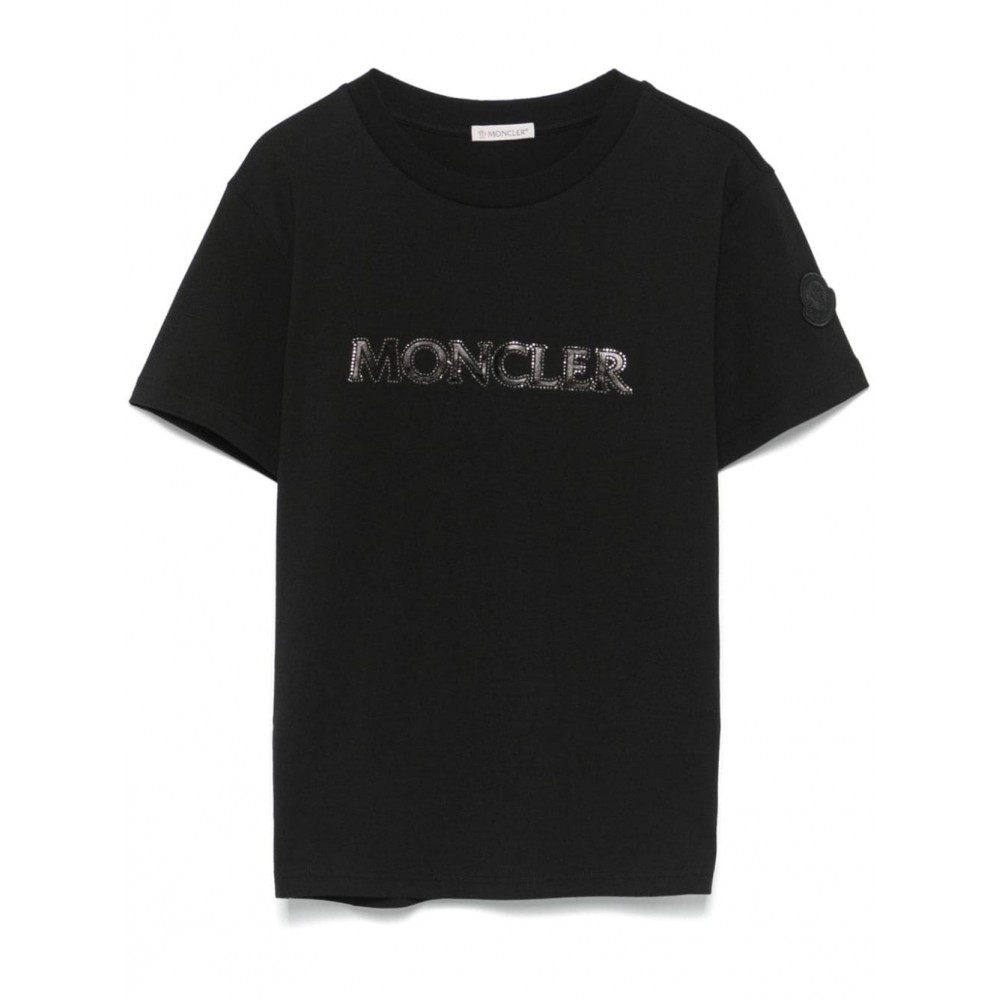 Moncler crystal-embellished T-shirt Black MCS28365