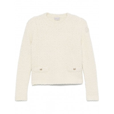 Moncler Boucle Sweater White MCS28234