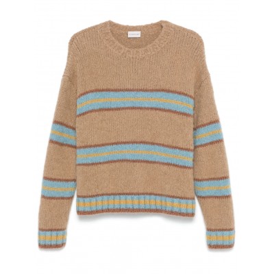 Moncler Striped Sweater Brown MCS29539