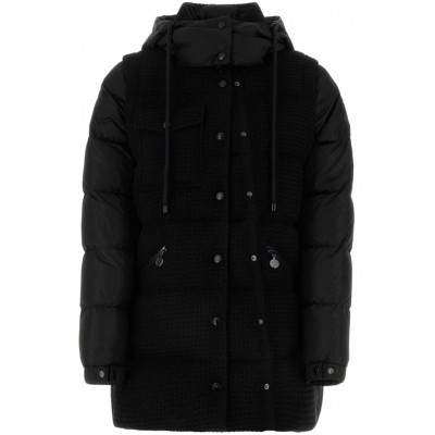 Moncler Artigny Parka Coat Black MCS28126