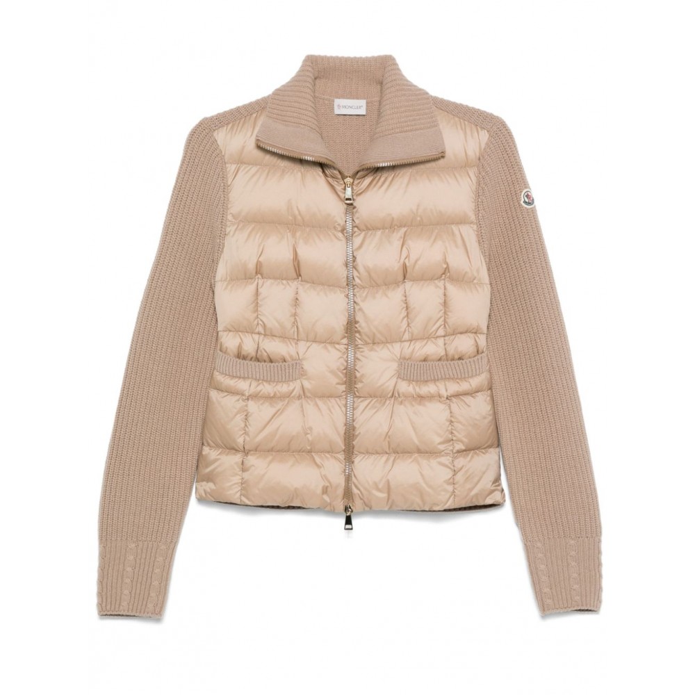 Moncler Padded zip-up Cardigan Neutrals MCS29339